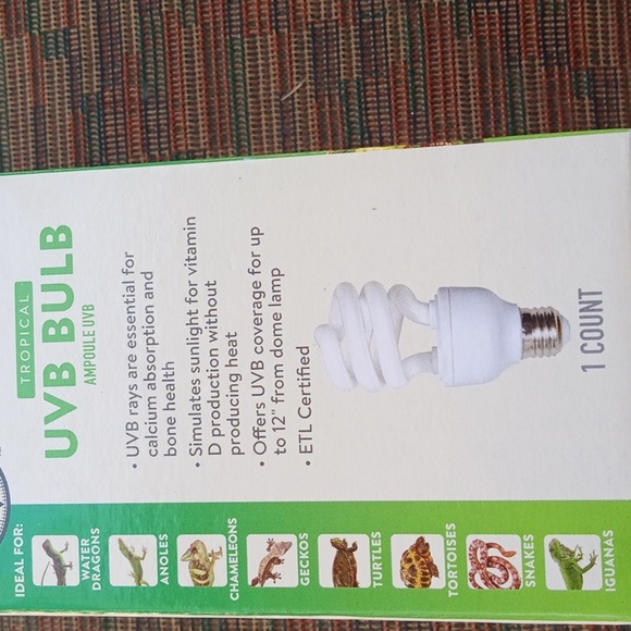 New! ZILLA 5.5" Reflector Dome Lamp & THRIVE 13W Tropical UVB Bulb. - Picture 7 of 9
